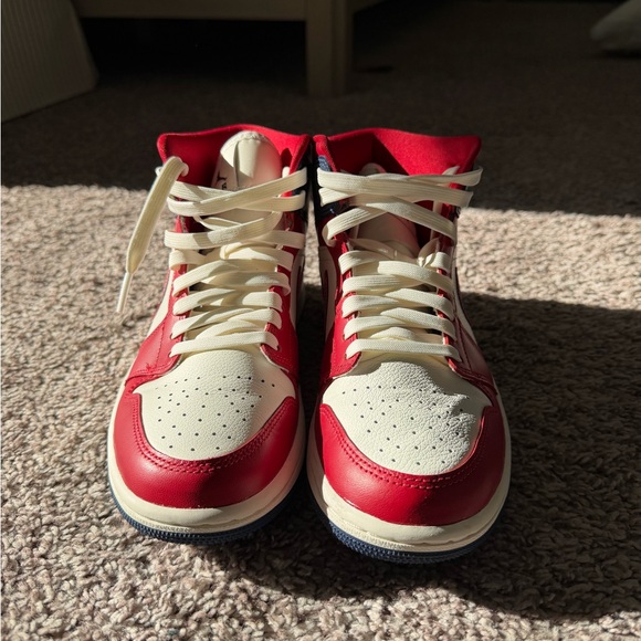 Nike Red, White, and Blue Women's Sneakers - Picture 2 of 3
